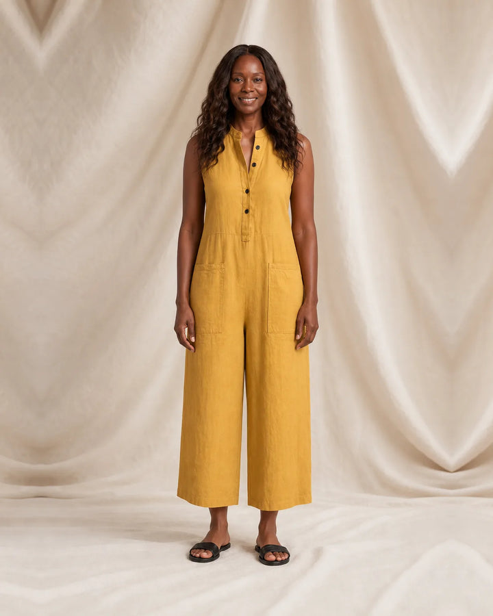 Destiny | Sleeveless Minimalist Jumpsuit