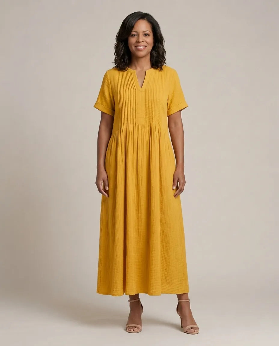 Nathalia | Pleated Dress