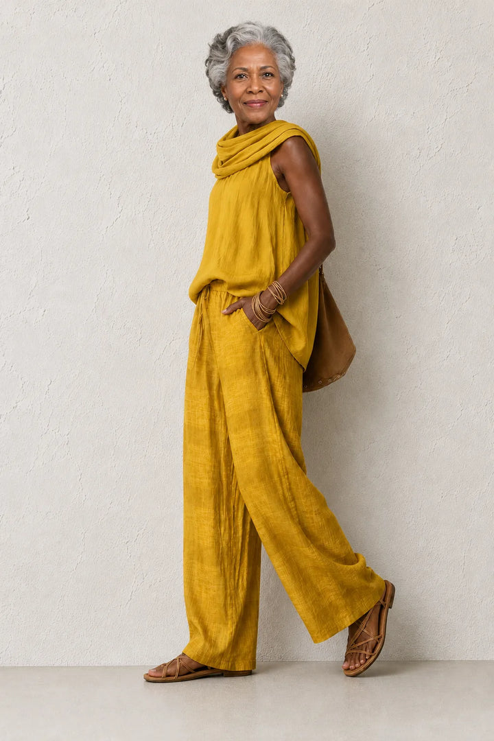 Ifedayo | Relaxed Wide-Leg Two Piece Set
