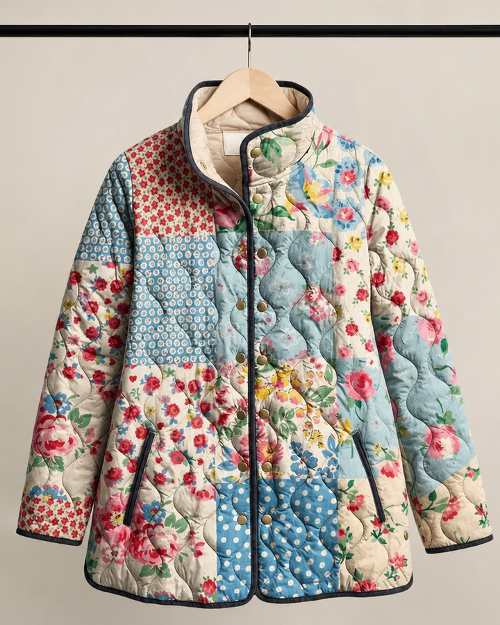 Zarae | Charming Floral Quilted Jacket for Women