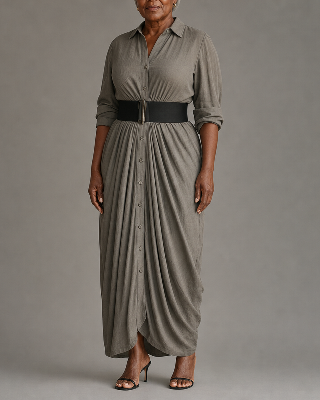 Zéphyrine | Robe Longue Plissée