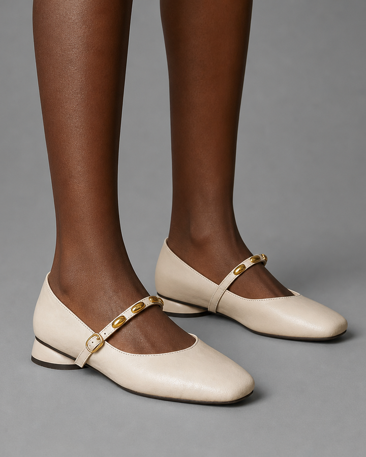 Carrie | Genuine Leather Flats