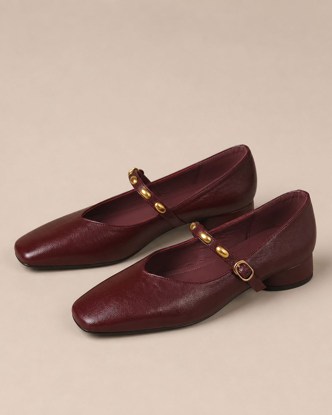 Carrie | Genuine Leather Flats